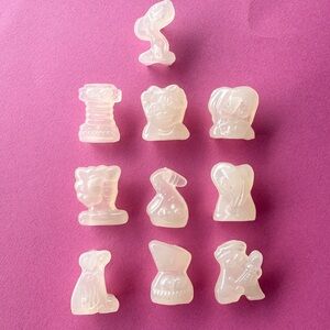 Go-Go’s Crazy Bones “Rockeros”, 1990s Vintage Toy 10PC lot